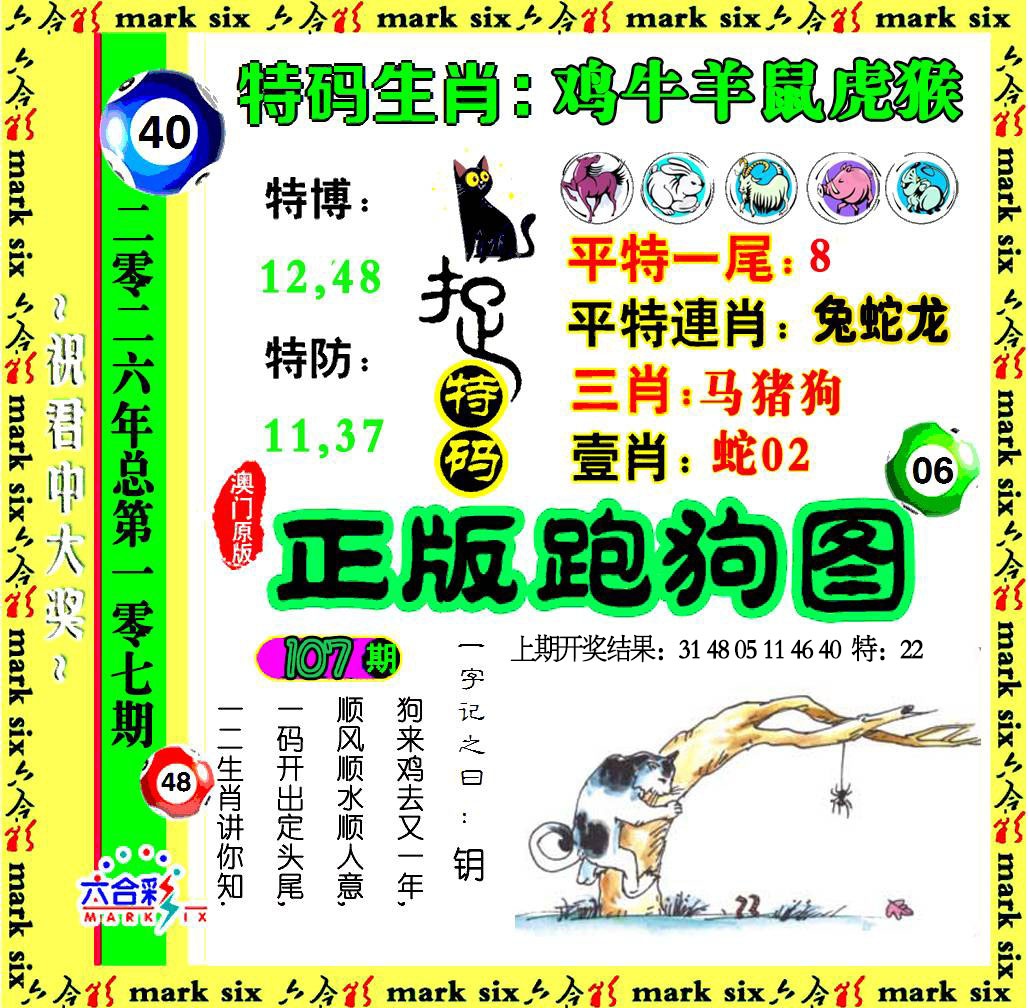 107期正版跑狗图[图]