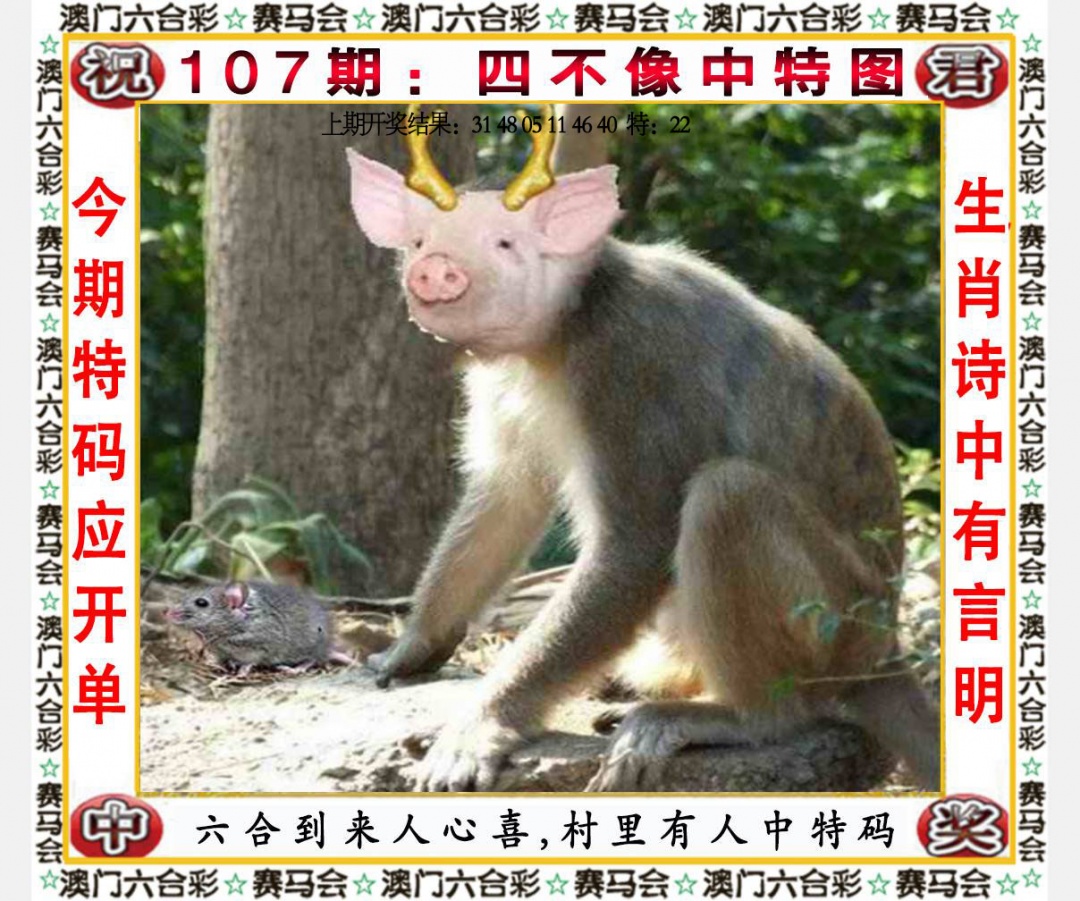 107期四不像中特图[图]
